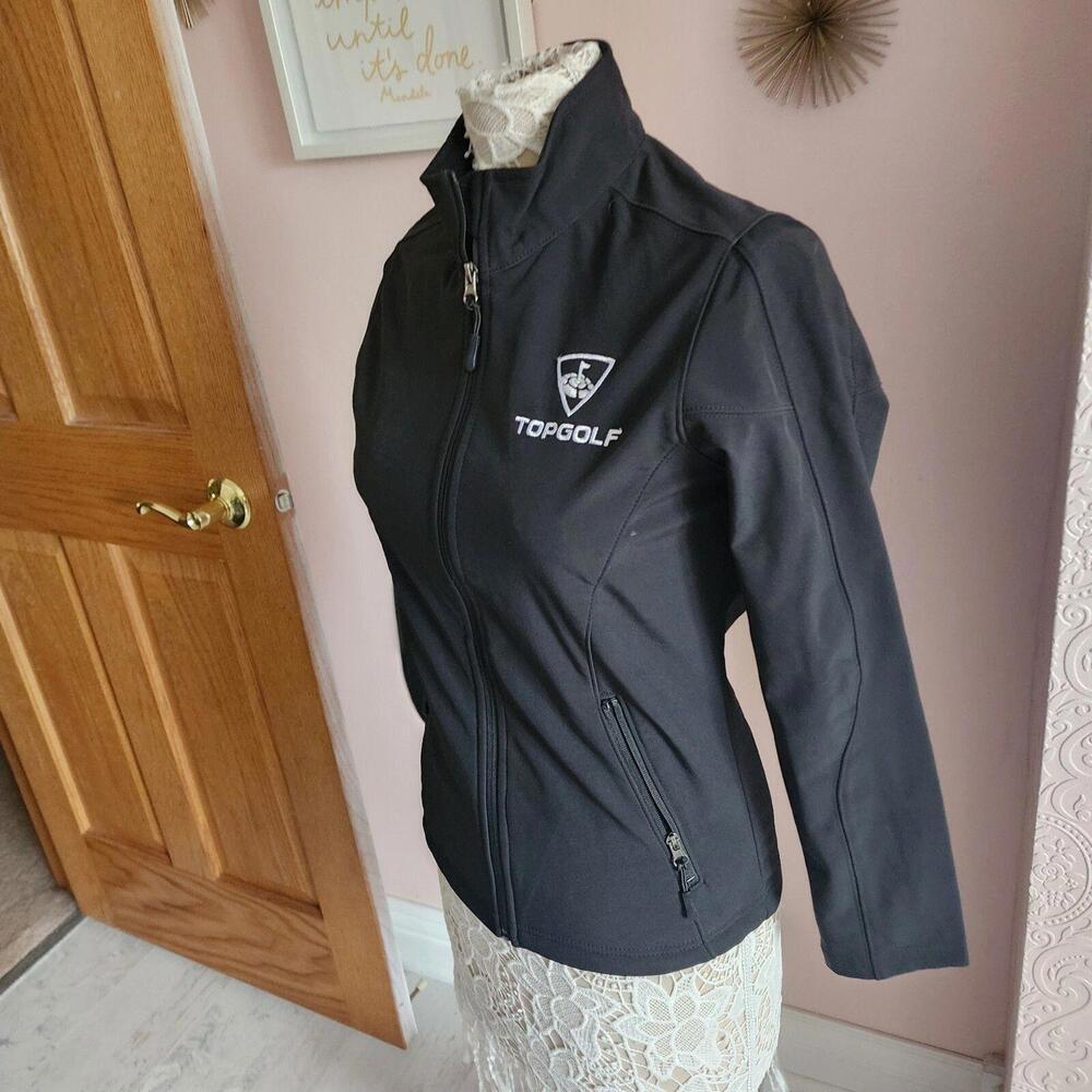 EUC Top Golf Womans Ladies Jacket warm black Smal